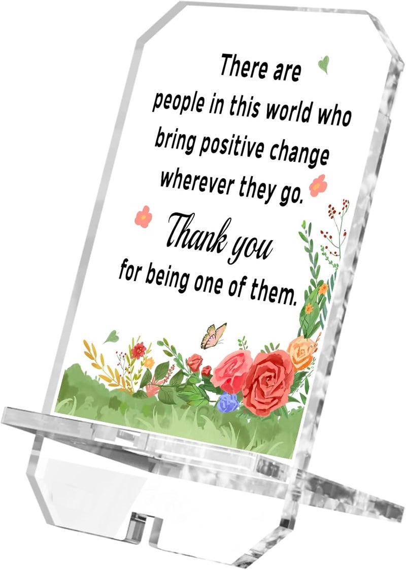 Parxara Appreciation Gifts Gratitude Gifts for Coworkers Nurse Thank You Gifts Desk Decor Phone Holder Stand 6.8 Hx3.7 W, Volunteer Gifts, Teacher Gifts, Housekeeping Gift, There are People - Image 1